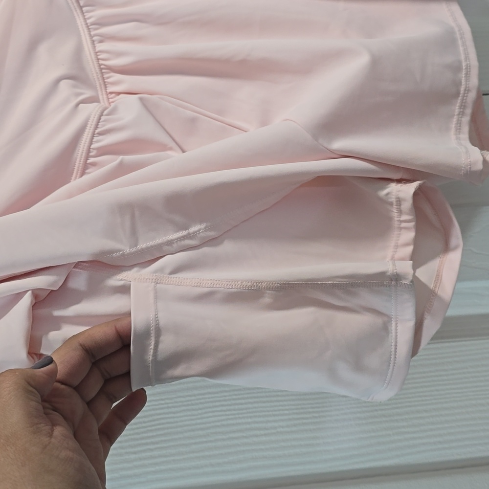 Amazon Light Pink Skirted Shorts - Picture 6 of 12